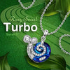 Snail Turbo Necklace with Crystals from Swarovski, Jewelry Gift Box Packing - SimpleStore99